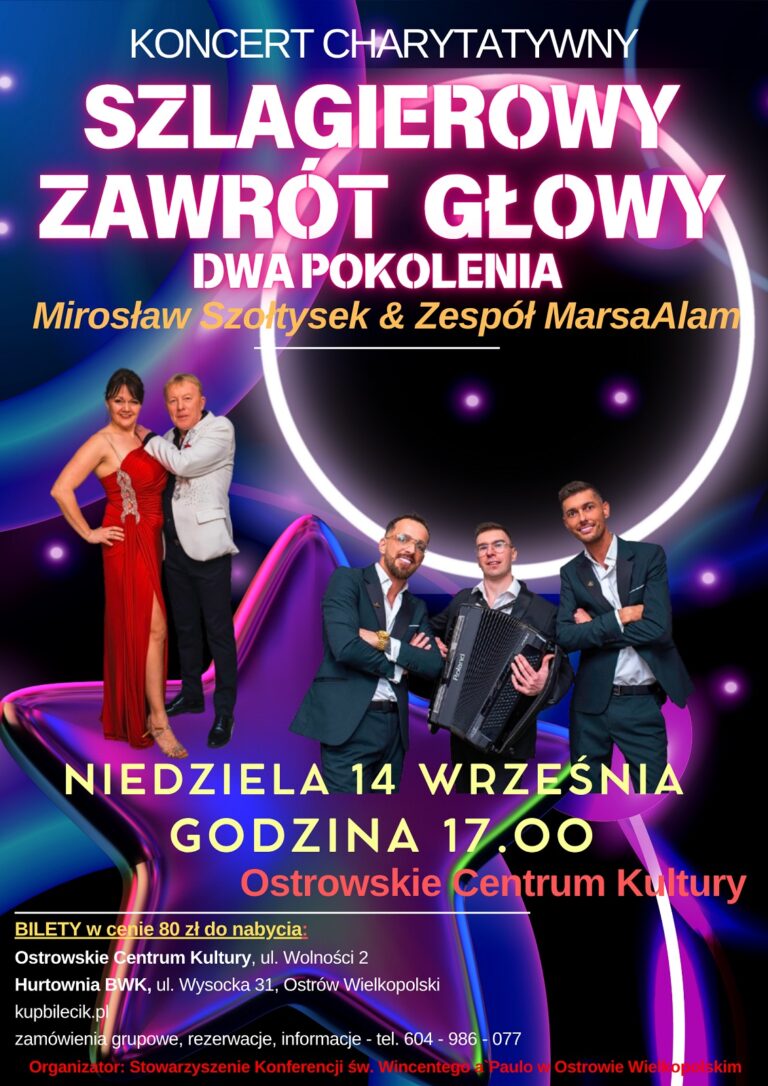Zaproszenie na koncert charytatywny